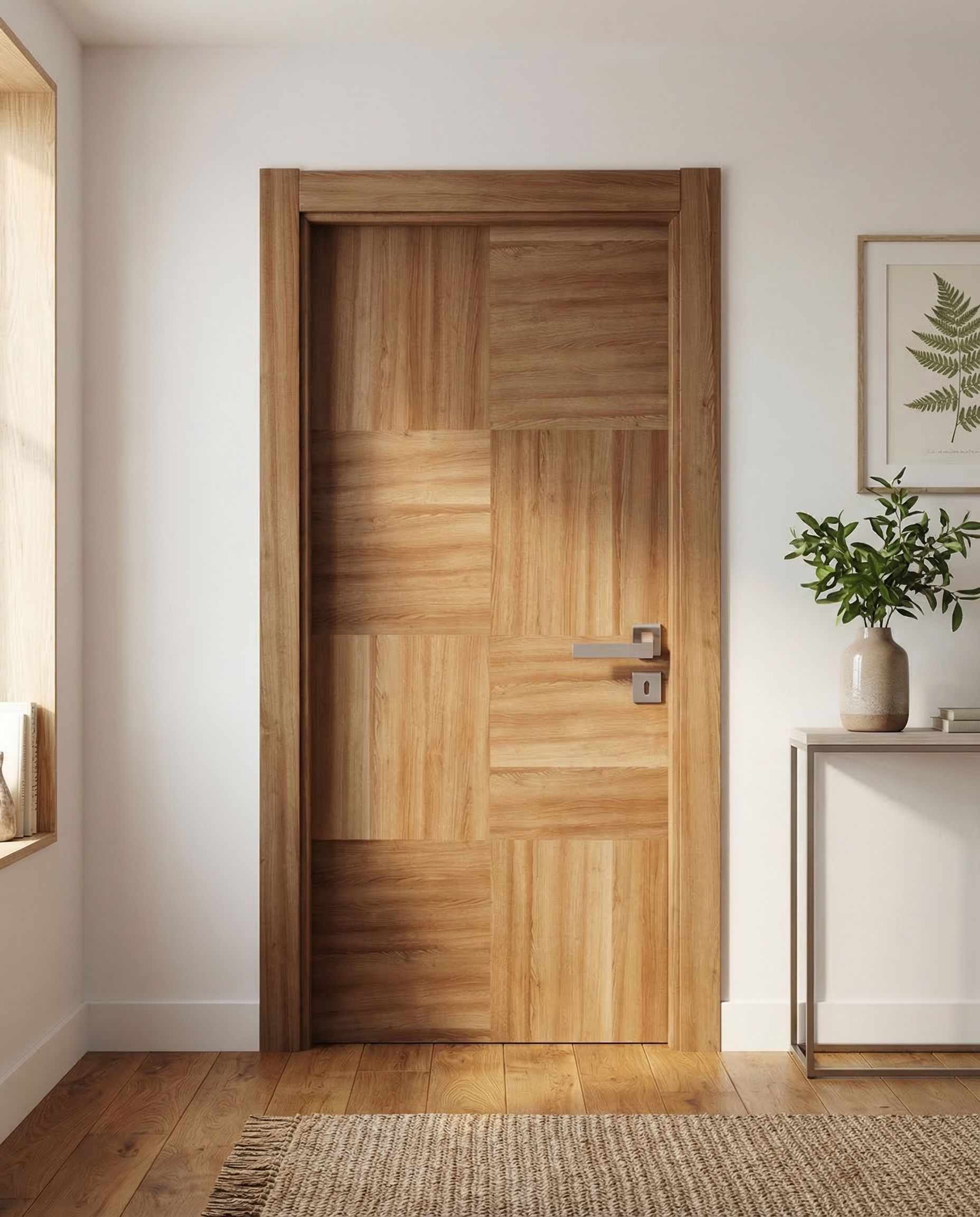 Autre angle - Porte en Bois Naturel 315