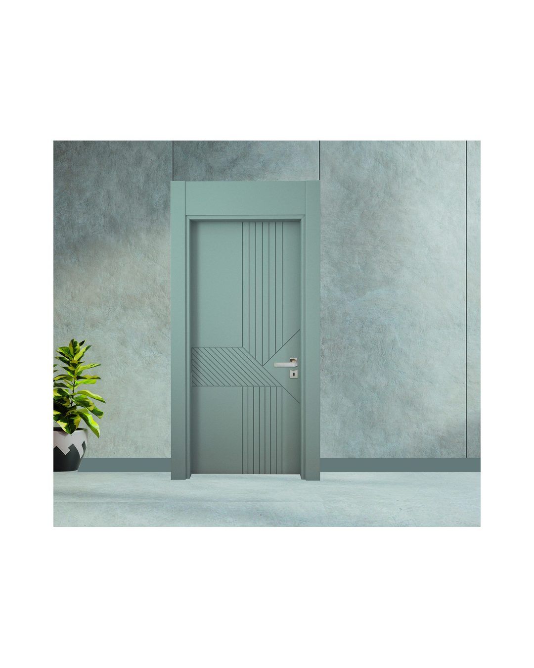 Decouvrez la Porte Laquee 191, une porte interieure elegante et personnalisable concue pour...