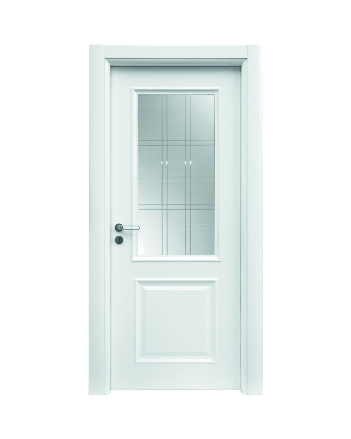 Decouvrez la Porte Laquee 244, une porte interieure elegante et personnalisable concue pour les p...