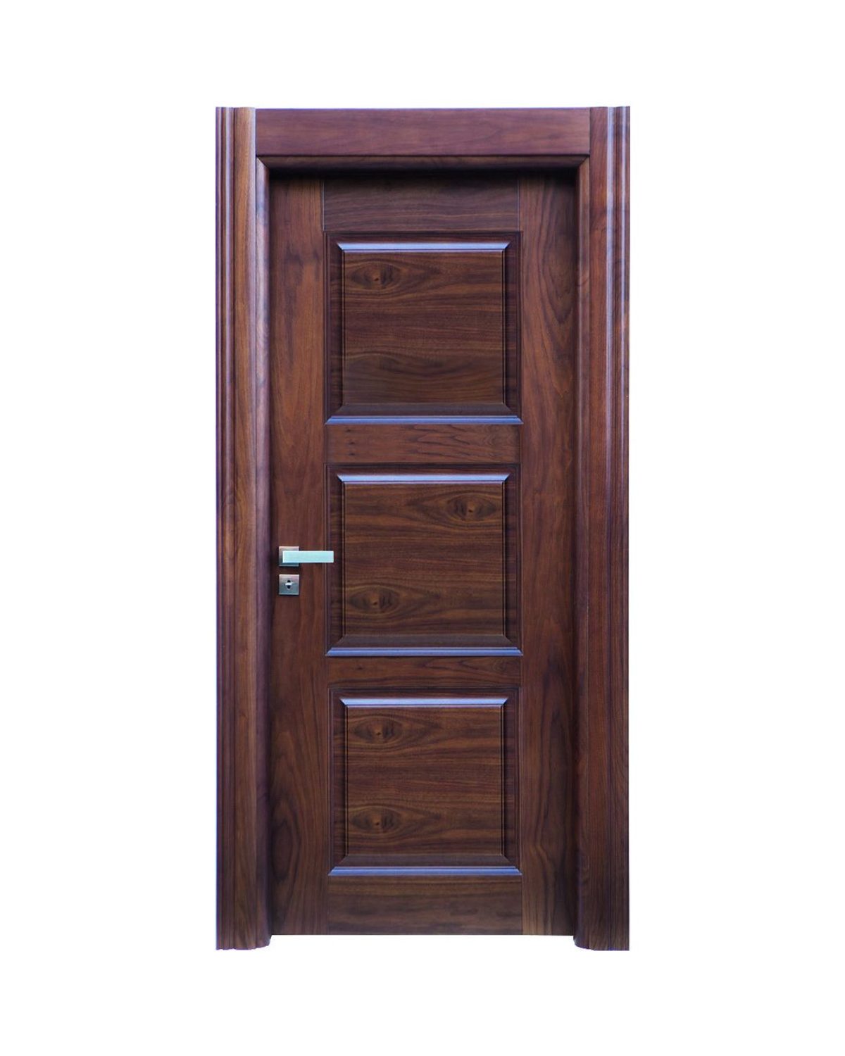 Decouvrez la Porte en Bois Naturel 344, une porte interieure elegante et personnalisable concue p...