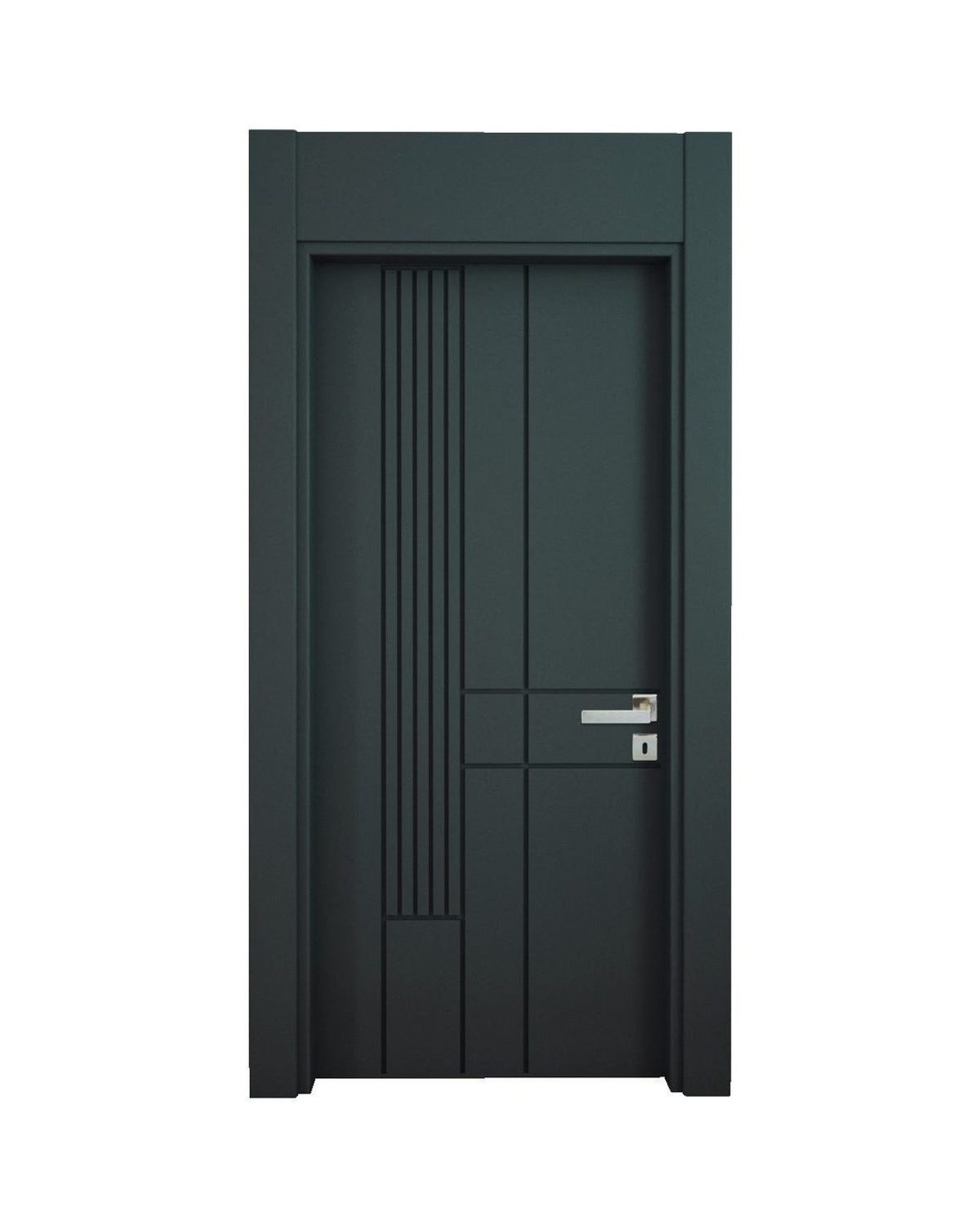 Decouvrez la Porte PVC 255, une porte interieure elegante et personnalisable concue pour les proj...