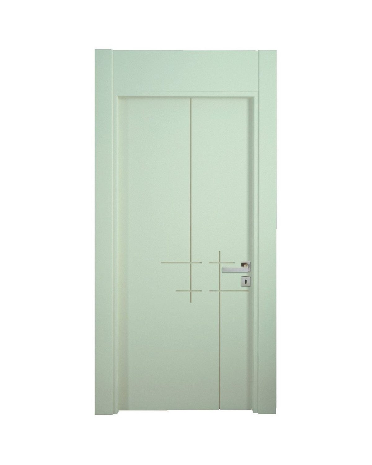 Decouvrez la Porte PVC 264, une porte interieure elegante et personnalisable concue pour les proj...