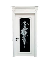 Decouvrez la Porte Sur Mesure 127, une porte interieure elegante et personnalisable concue pour l...