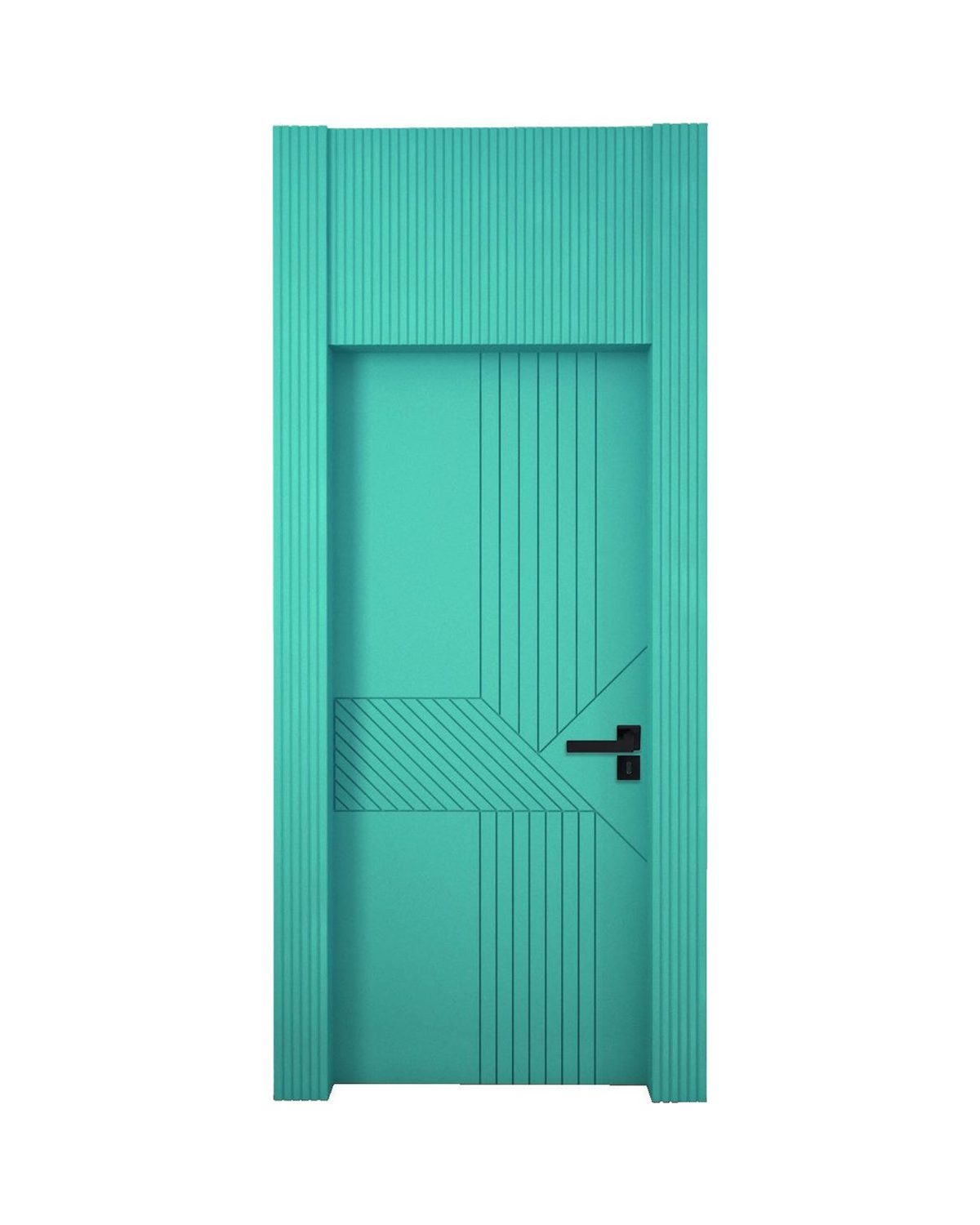 Decouvrez la Porte Laquee 201, une porte interieure elegante et personnalisable concue pour les p...