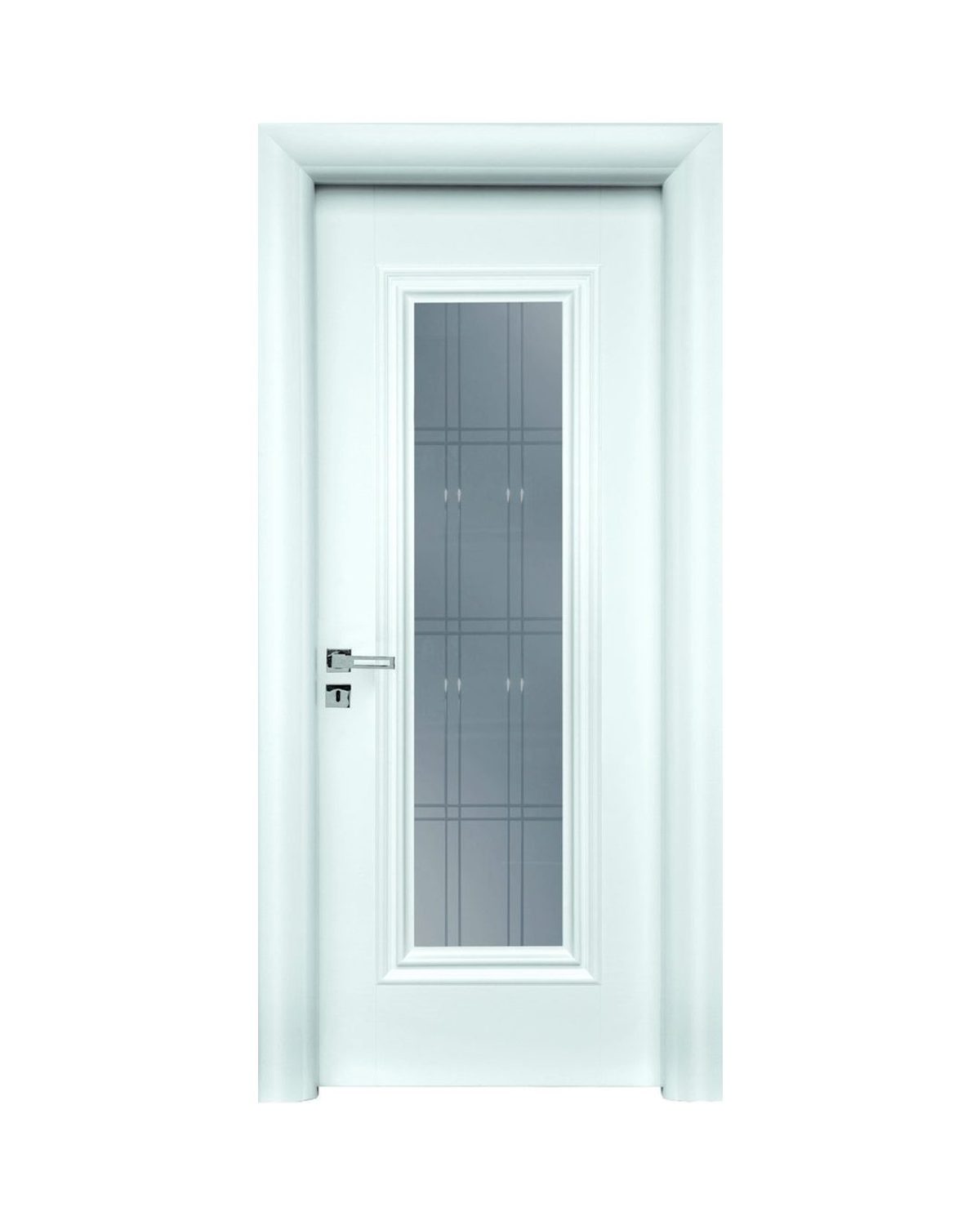 Decouvrez la Porte Laquee 243, une porte interieure elegante et personnalisable concue pour les p...