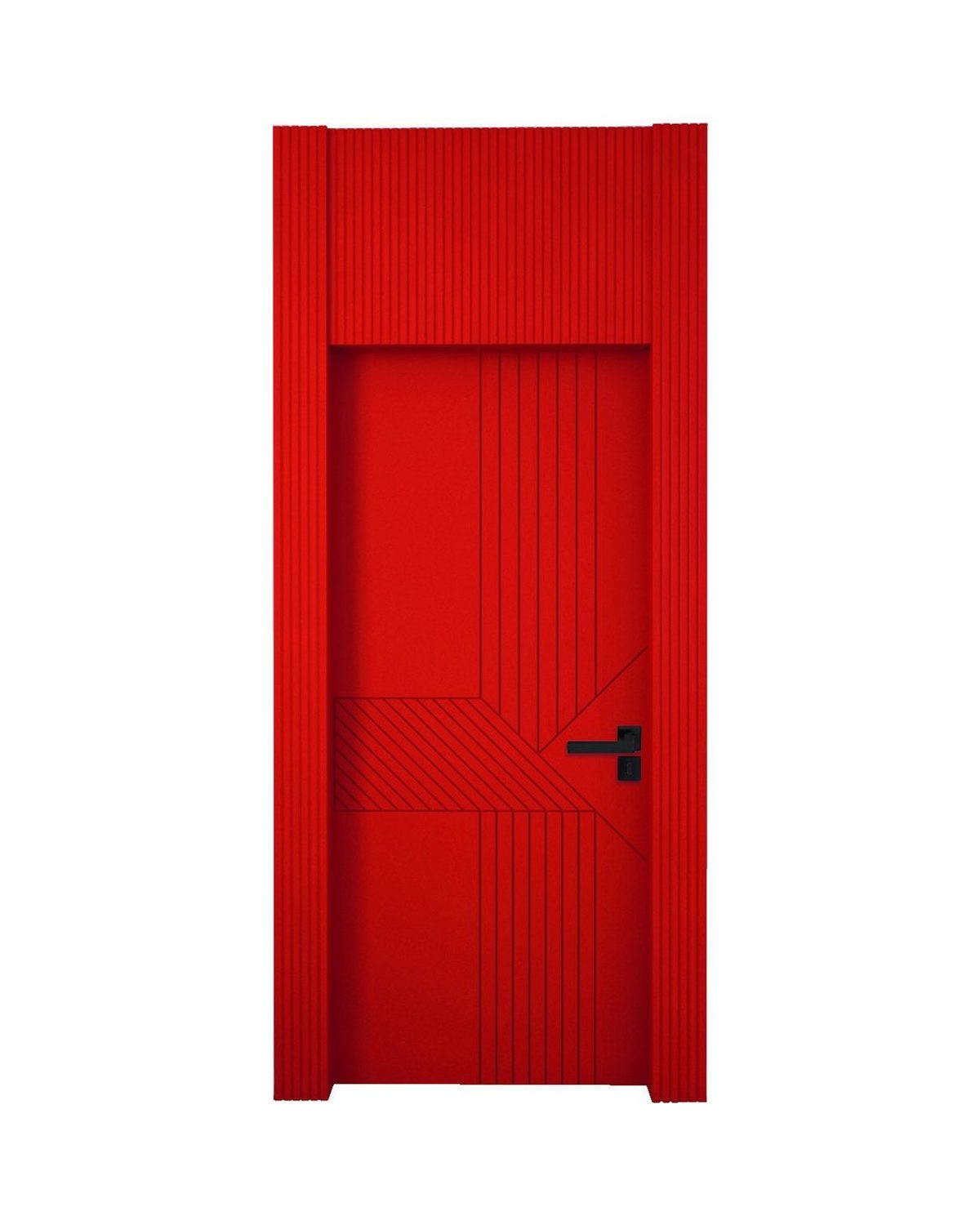 Decouvrez la Porte Laquee 204, une porte interieure elegante et personnalisable concue pour les p...