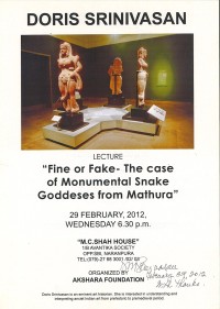 Doris Srinivasan 2012 poster