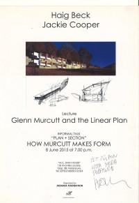 Haig Beck and Jackie Cooper 2015 poster