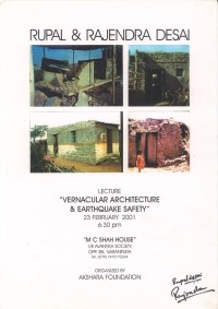 Rupal and Rajendra Desai 2001 poster