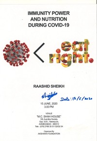 Raashid Sheikh 2020 poster