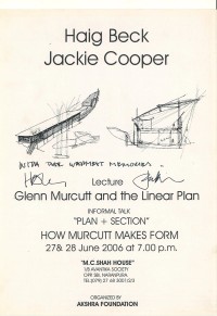 Haig Beck and Jackie Cooper 2006 poster