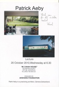 Patrick Aeby 2010 poster