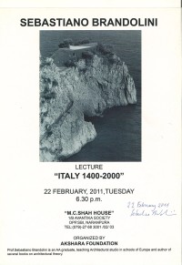 Sebastiano Brandolini 2011 poster