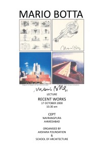 Mario Botta 2000 poster