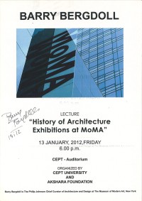 Barry Bergdoll 2012 poster