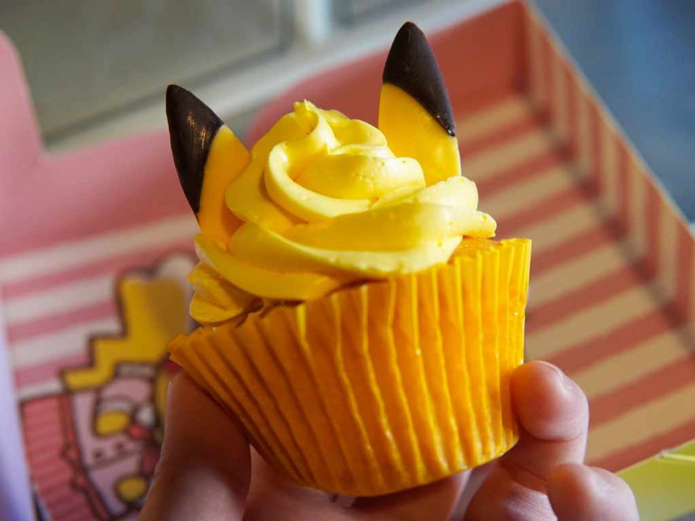 Pikachu cupcake