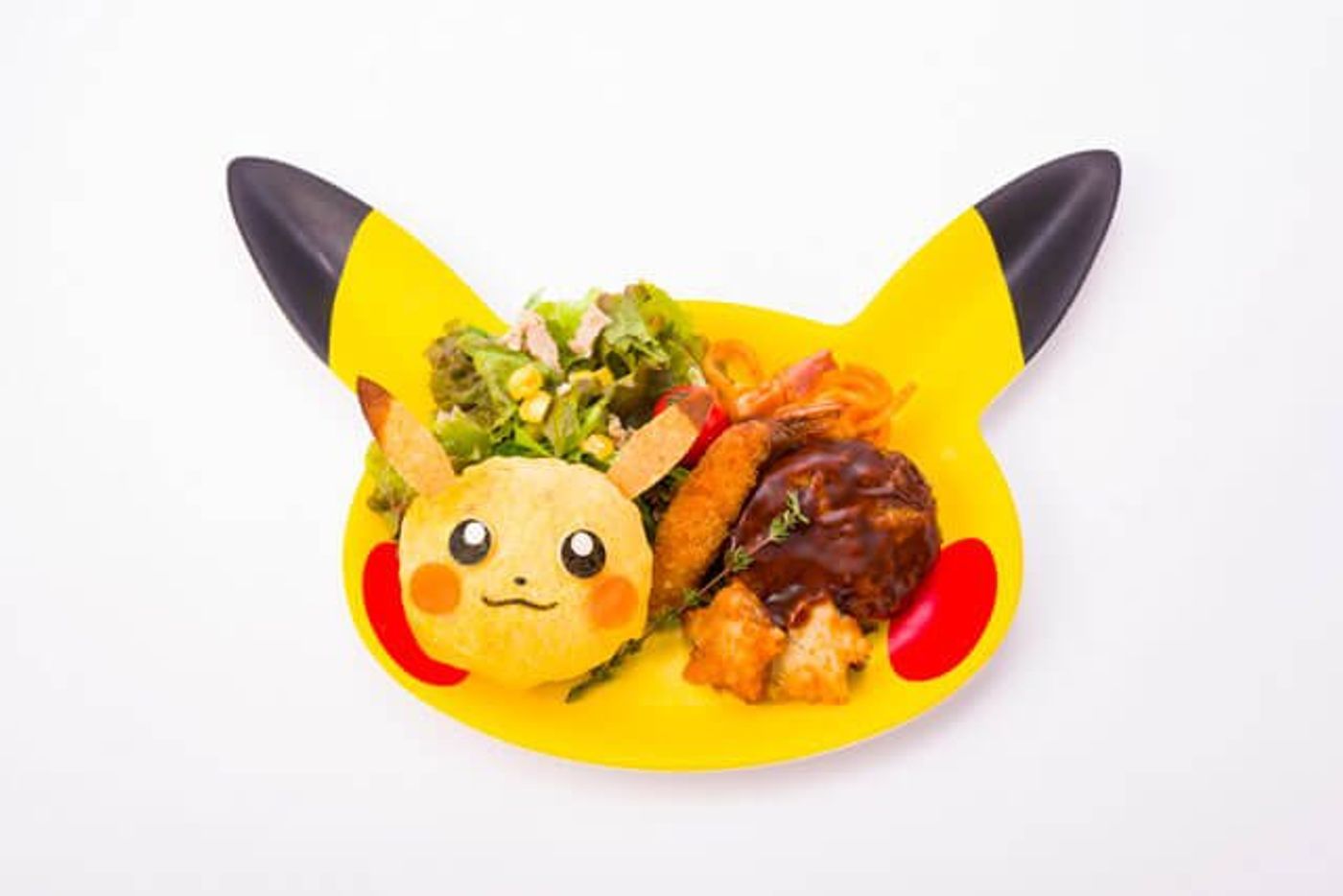 Pikachu's Yokubari Plate (1,738 yen)