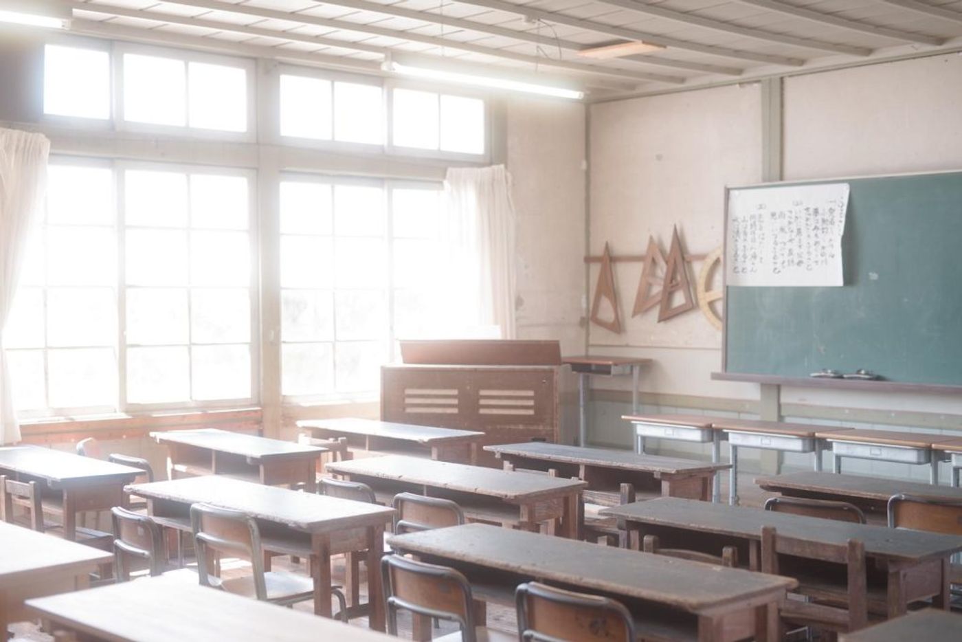 A Japanese classroom