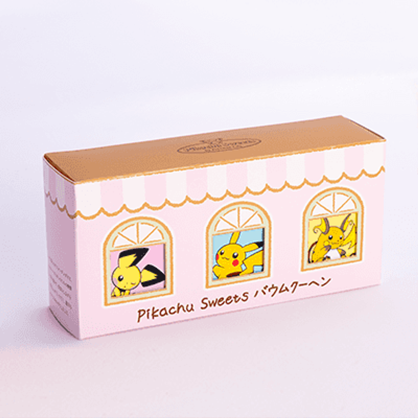 Pikachu Sweets Baumkuchen 3-Piece Set