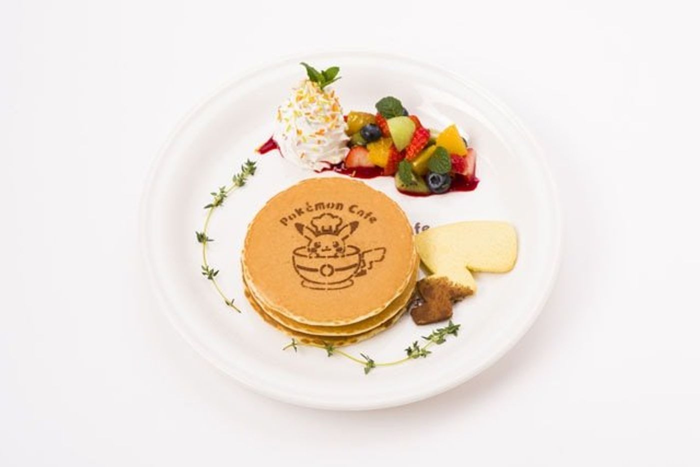 Pokemon Cafe's Fruit Pancakes (1,738 yen)