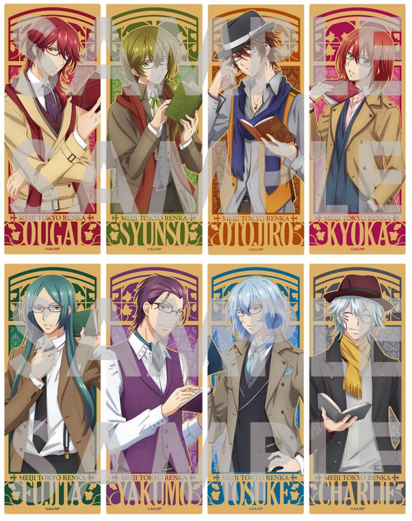 Meiji Tokyo Renka Meikoi bookmarks