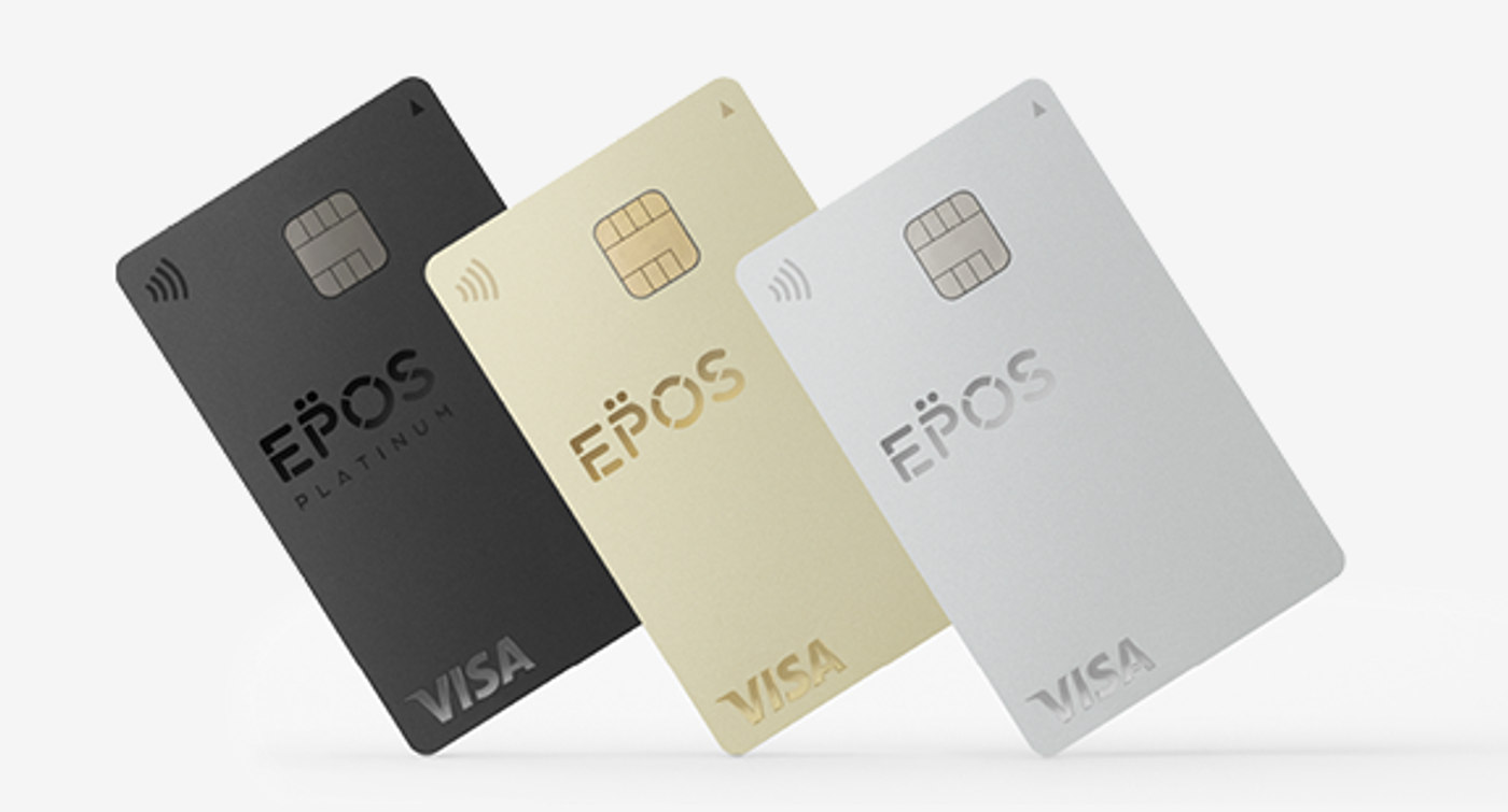 Regular, Gold, and Platinum EPOS cards.