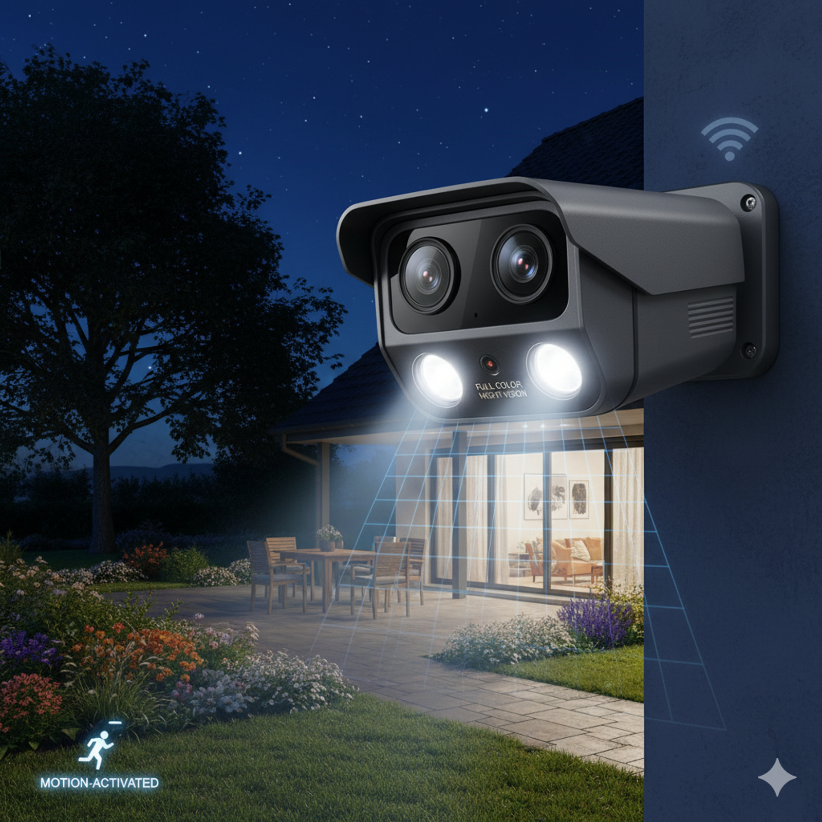 Smart Dual Illumination CCTV| Full-Color Night Vision & 24/7 Protection