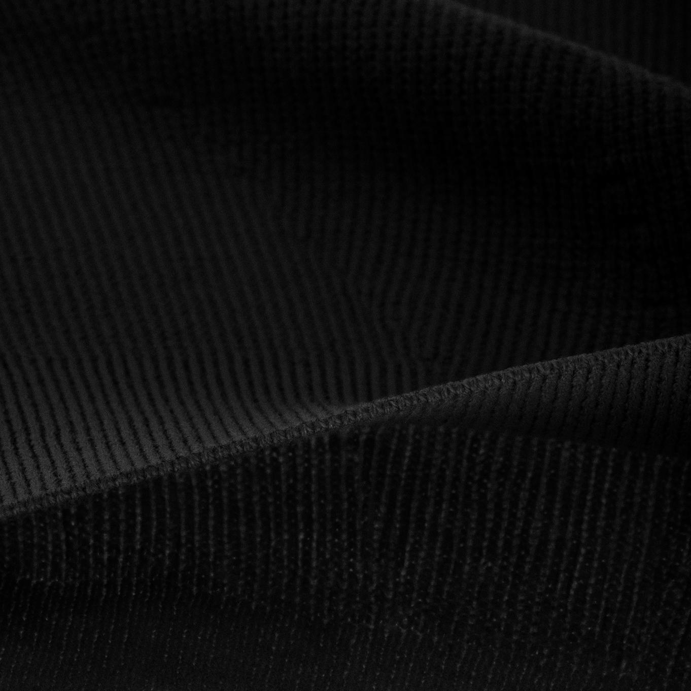 a close up of a piece of black fabric.