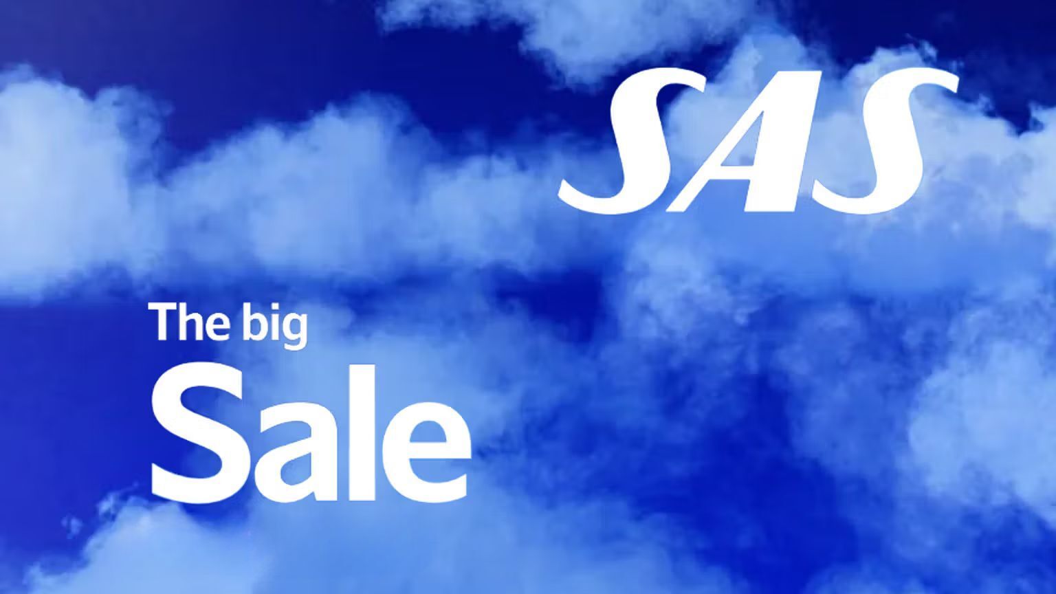 SAS BIG Sale er her ✈️