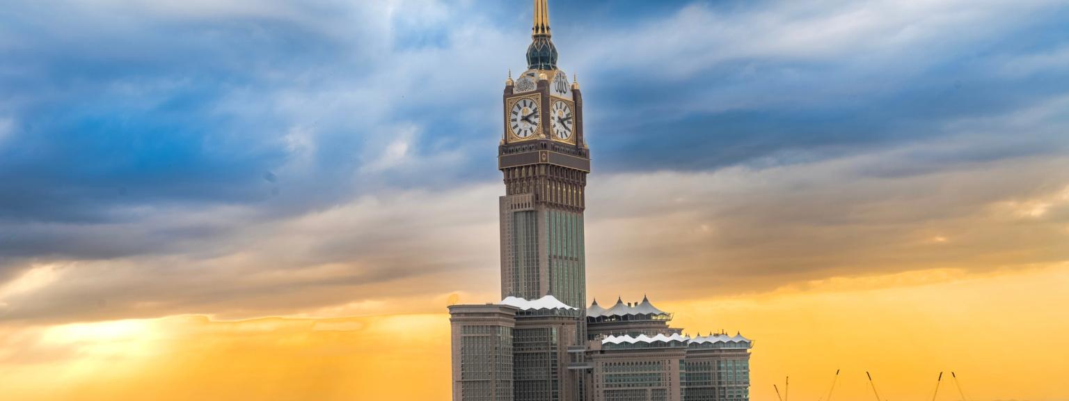 the clock tower in mecca is the tallest building in the world.