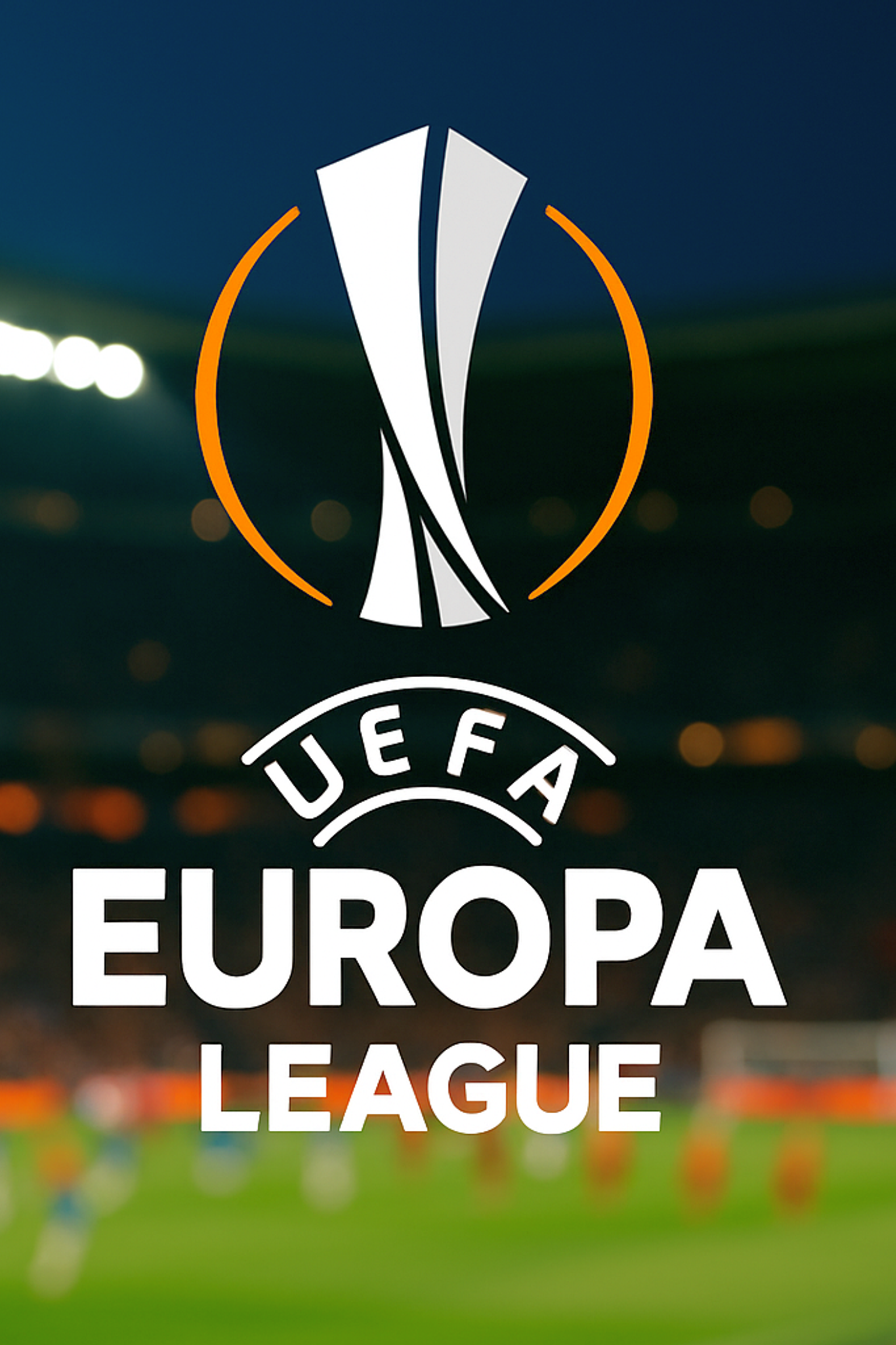 uma imagem desfocada de um estádio de futebol com uma multidão assistindo a um jogo