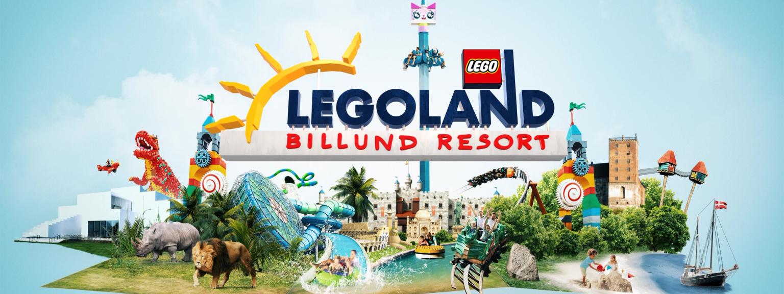 legoland billlund resort är en nöjespark med många åkturer.