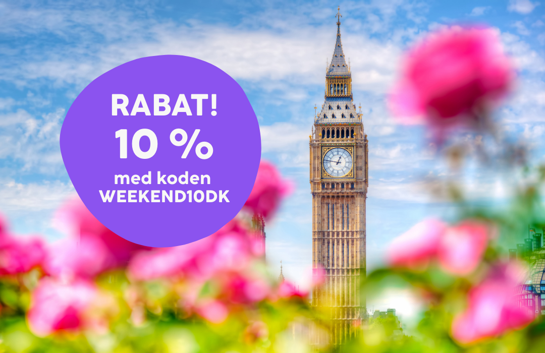 10 % på storbyferier