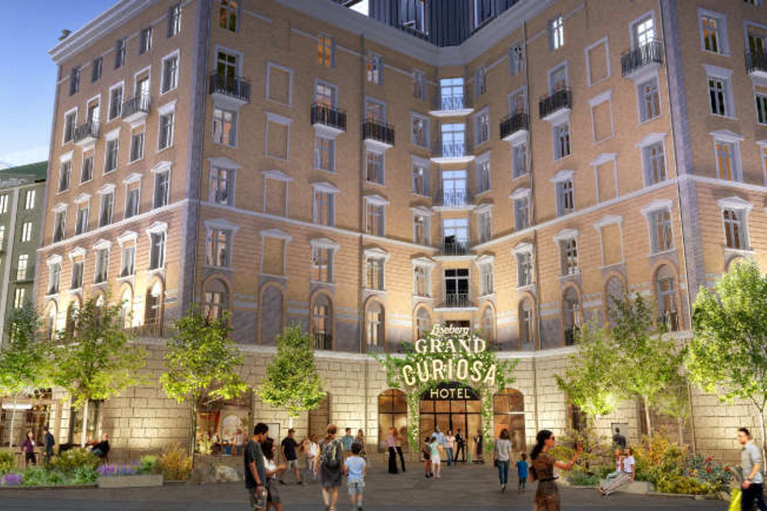 artystyczne wrażenie hotelu 'Grand Curiosa'