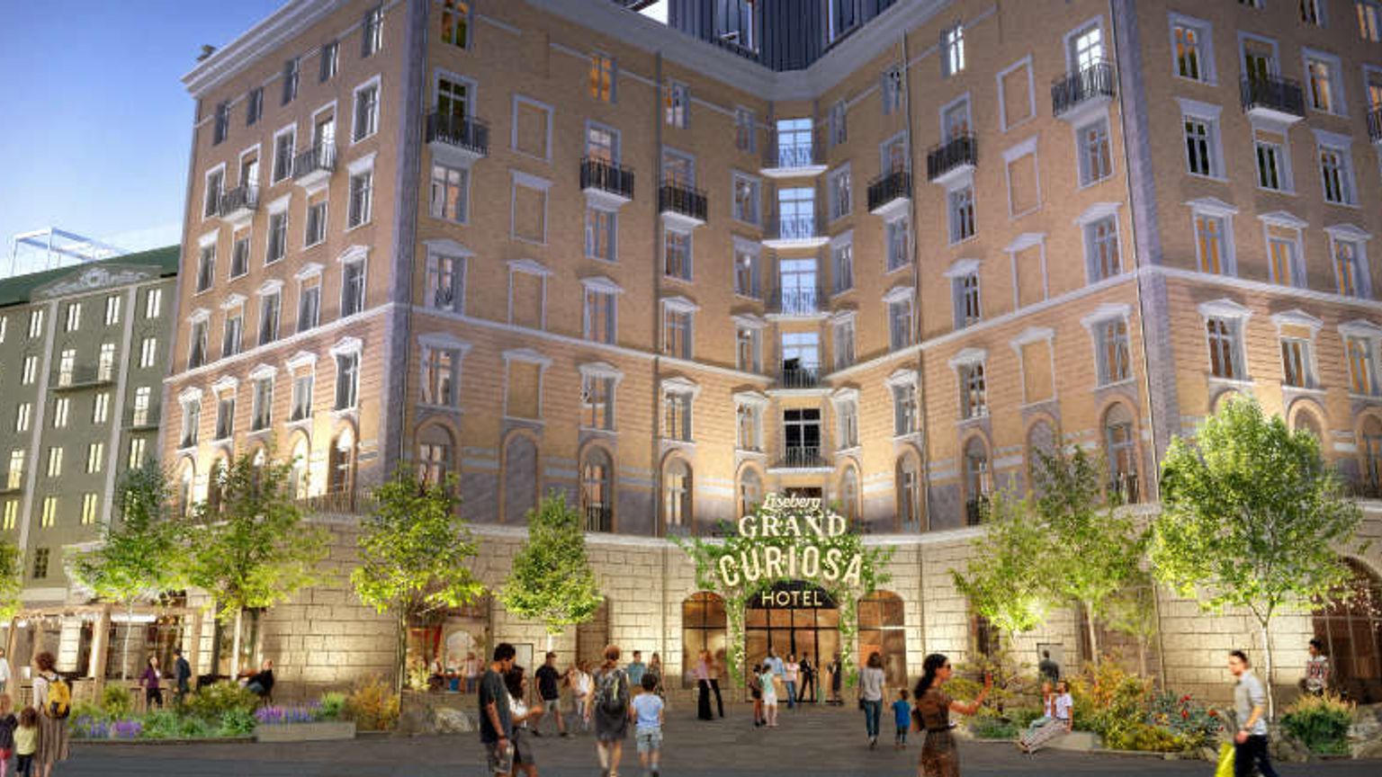 artystyczne wrażenie hotelu 'Grand Curiosa'