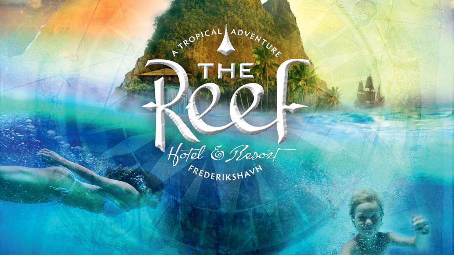 en affisch för Reef Hotel och Resort i Frederikshavn