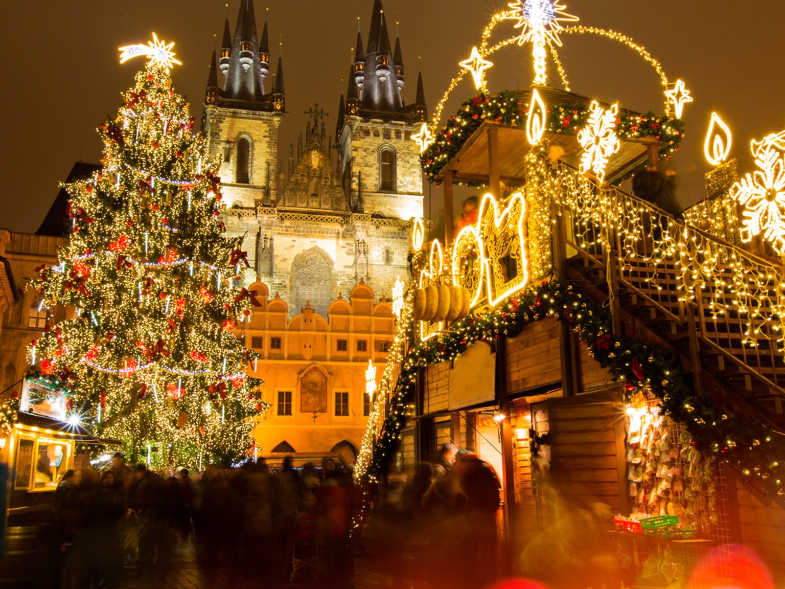 Julmarknad i Prag
