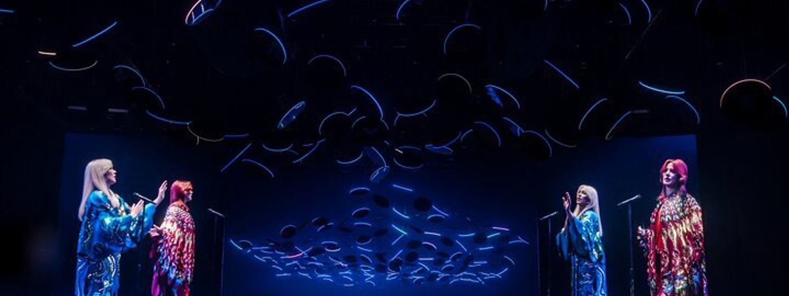 Abba Voyage performance on the stage