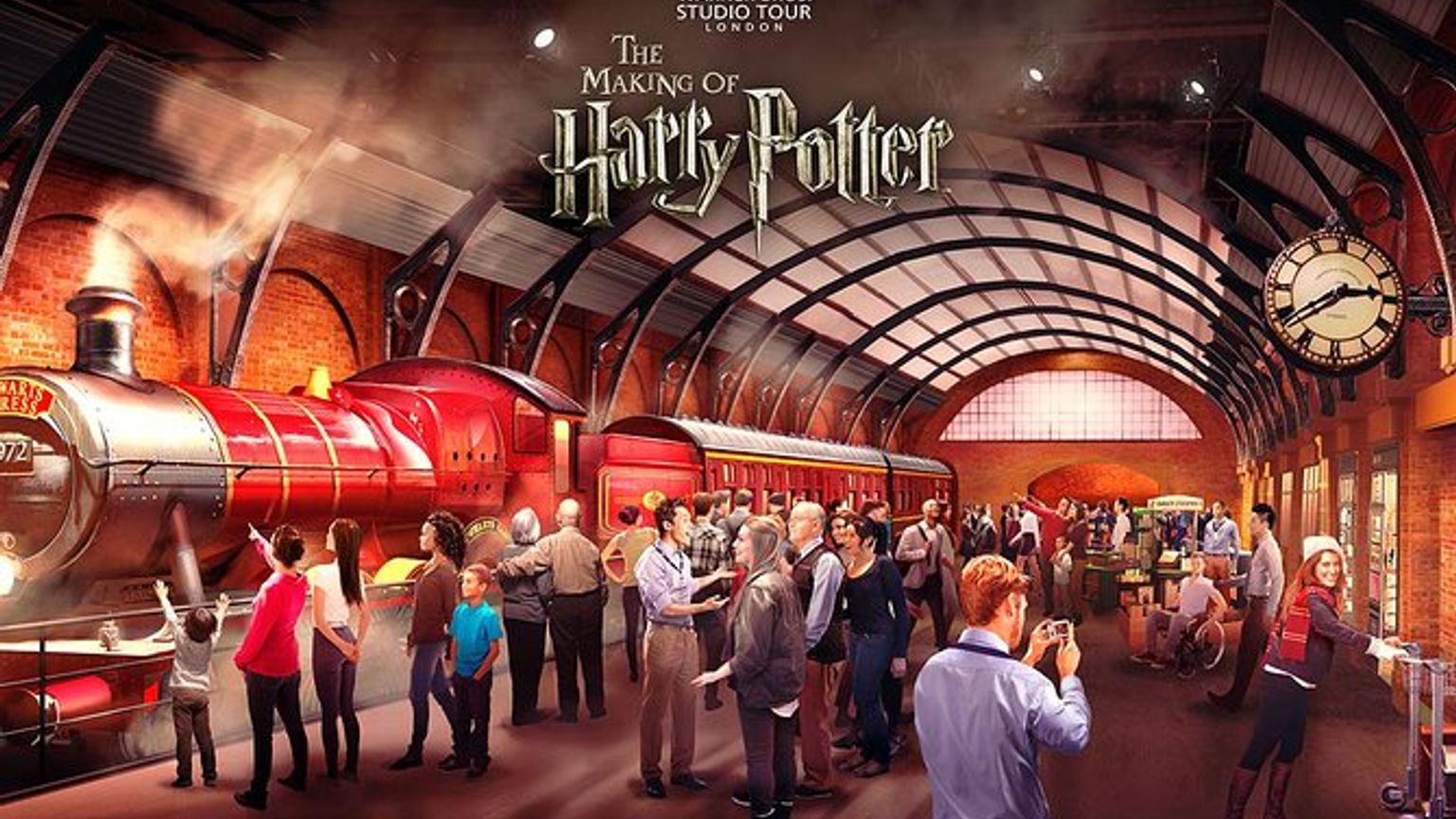 en konstnärs intryck av skapandet av Harry Potter.