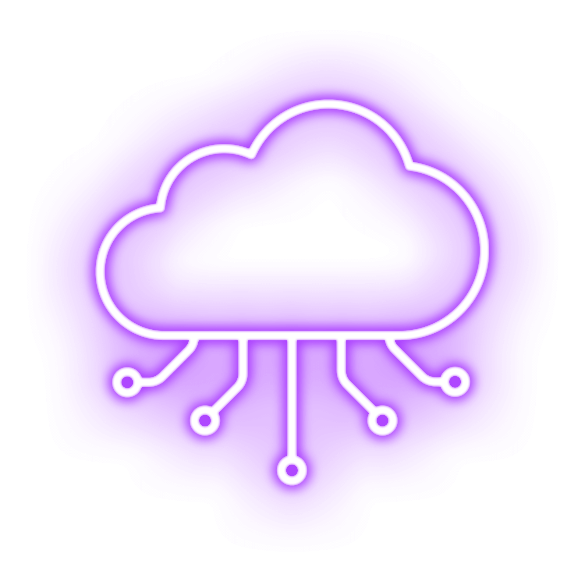 moonrise glow icon cloud connect