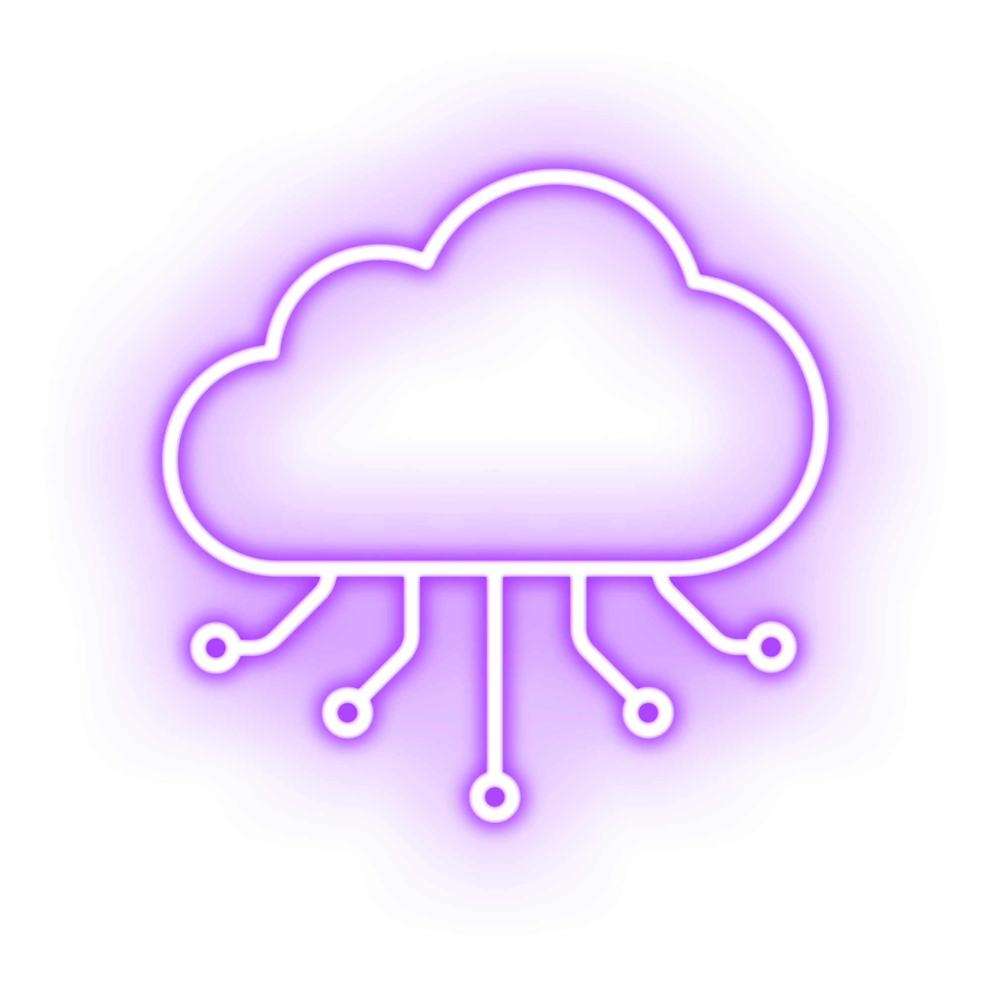 moonrise glow icon cloud connect