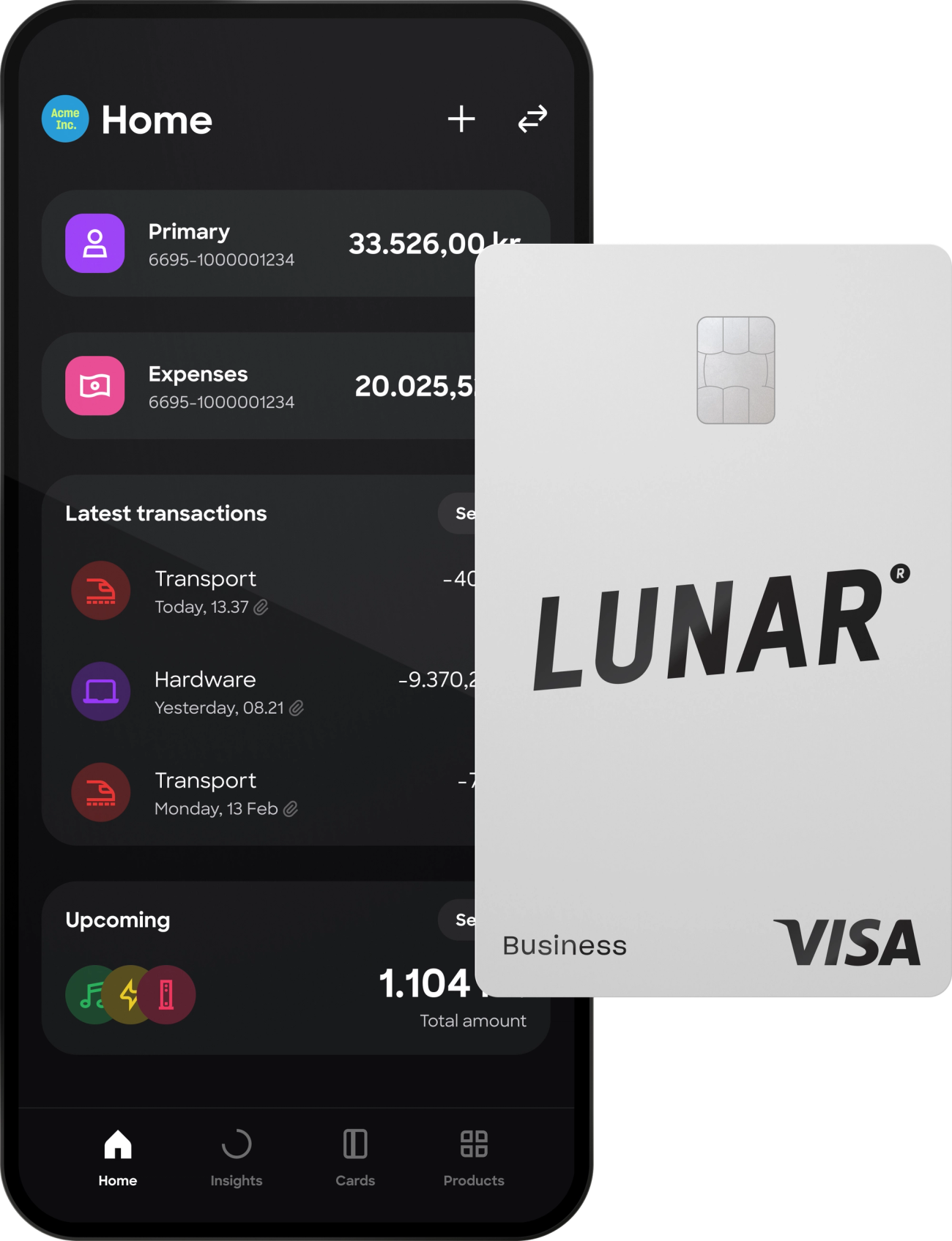 Lunar Business prices - Get a business account with no sign up fee - Lunar