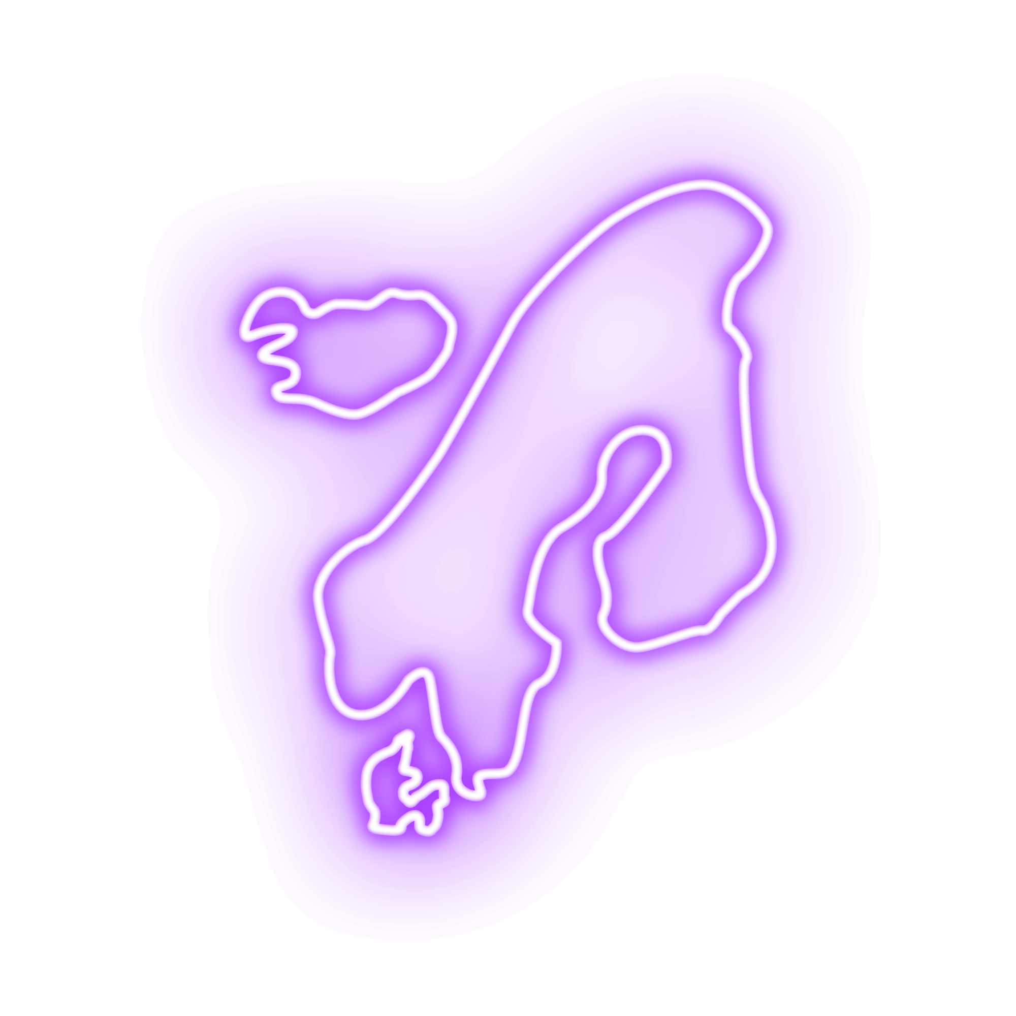 moonrise glow icon scandinavia