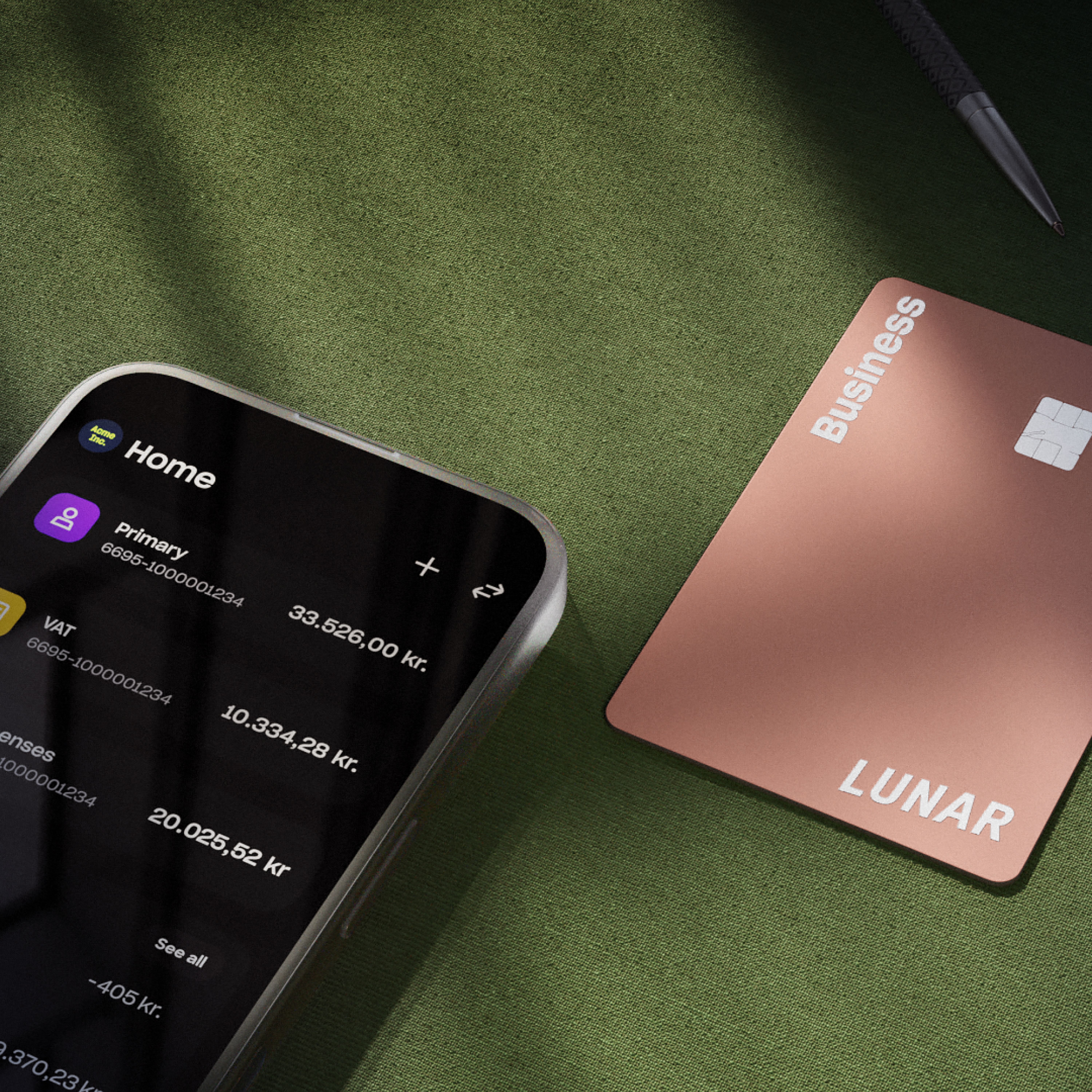 Card and phone Business