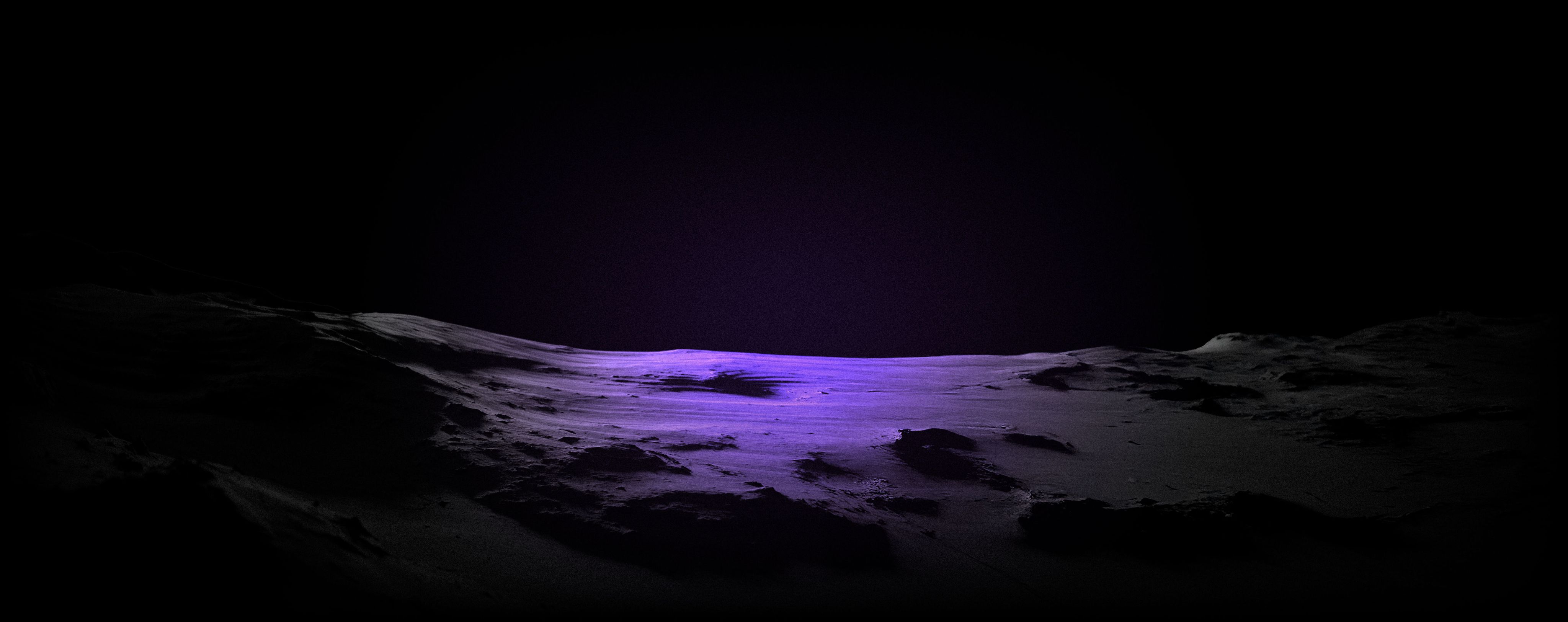 Moonrise moon background - center