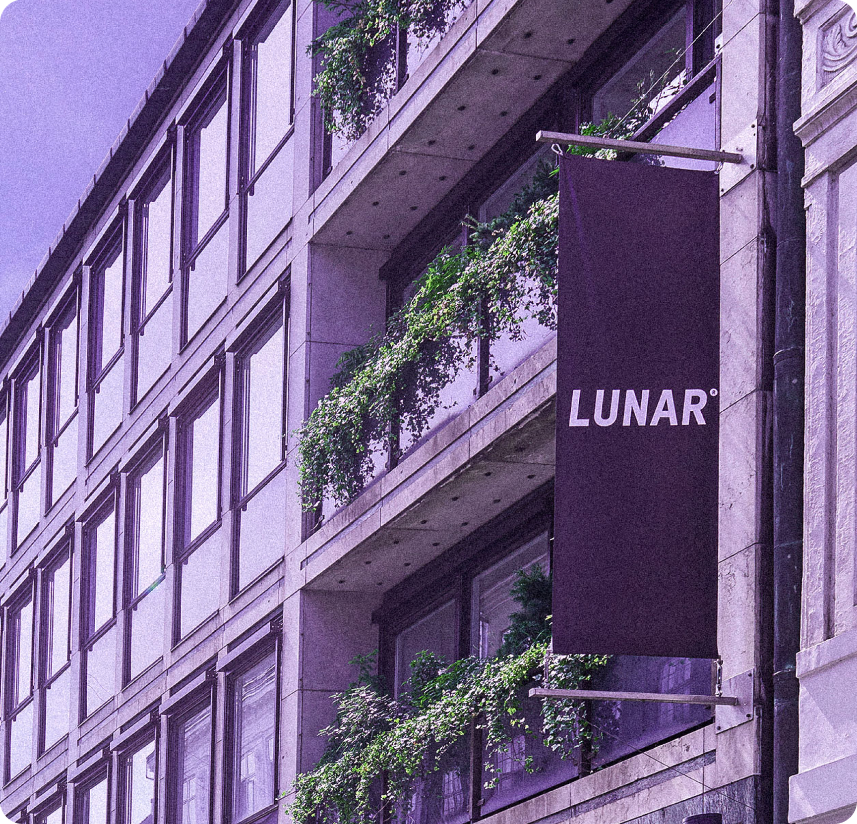 Moonrise Lunar office purple tint