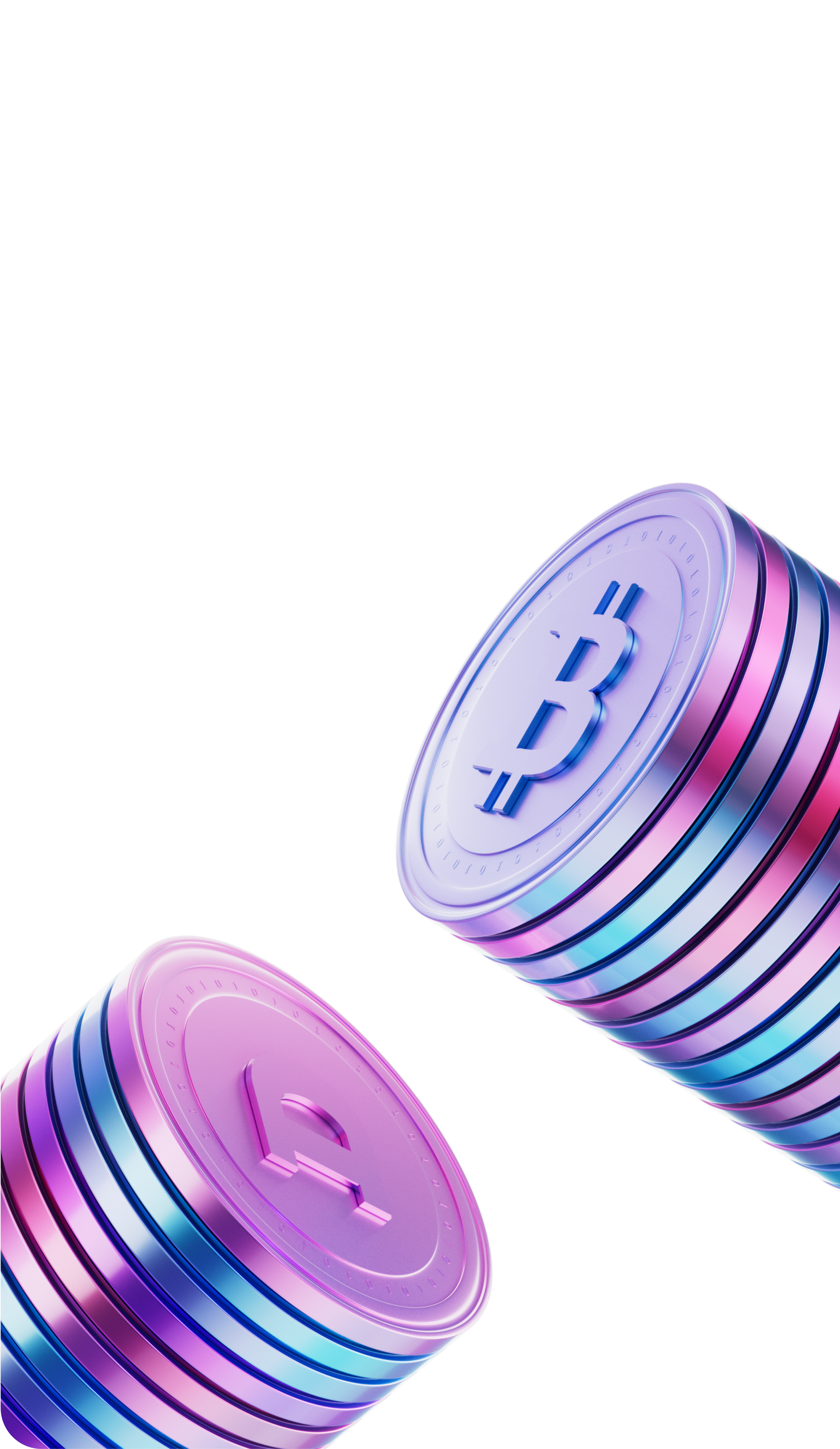 To orange Lunar Visa-kort, hvor det øverste kort er dekoreret med sjove hvide ikoner af et smeltende smiley-ansigt, et lyn og en planet.