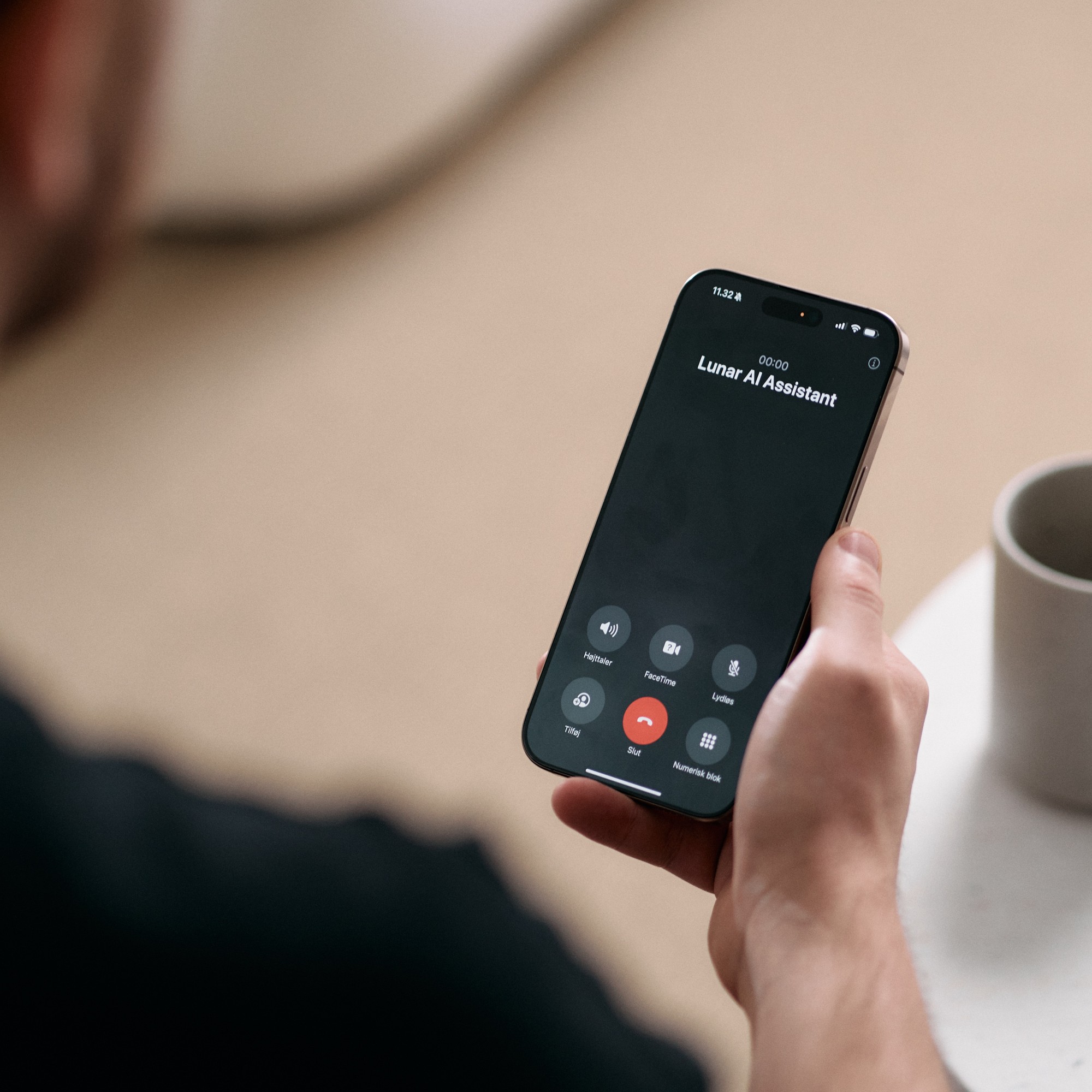 Lunar AI Assistant voice people phone 4