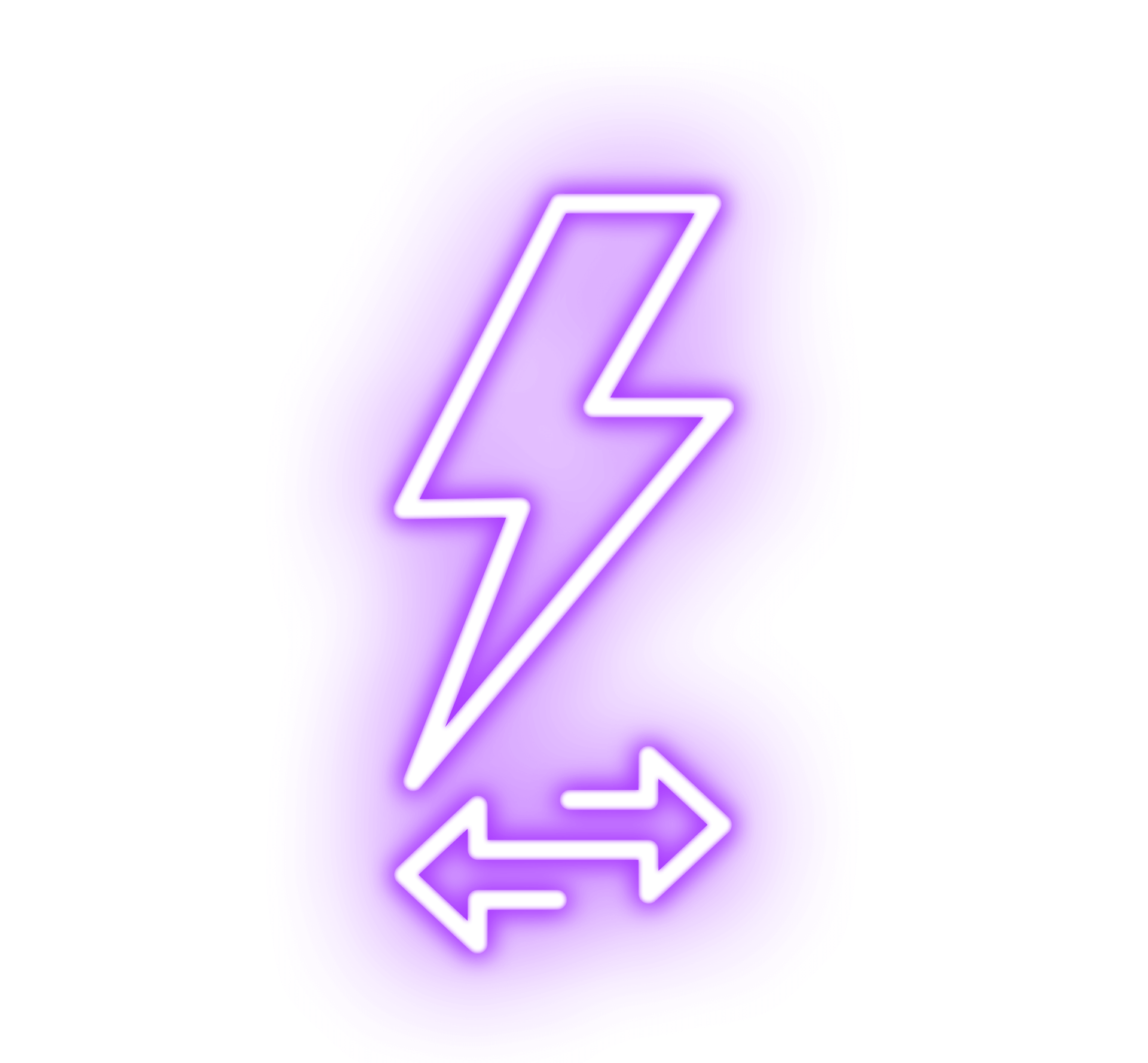 moonrise glow icon lightning rapid fast