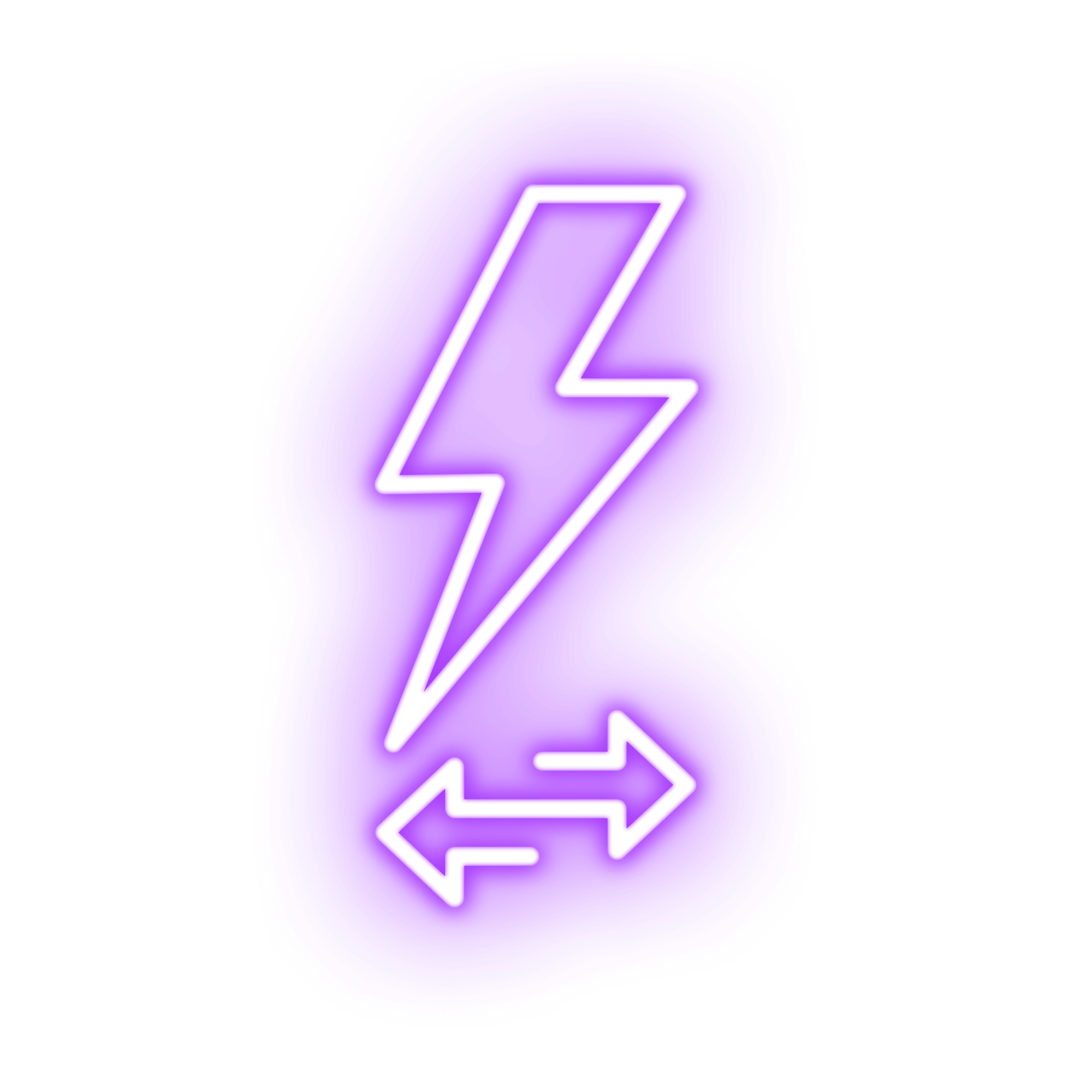 moonrise glow icon lightning rapid fast